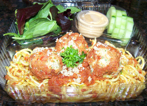 raw food photo: Pasta With Meatballs