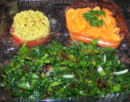 raw food photo: Dinner Greens Salad